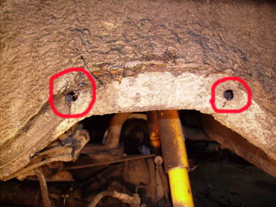 отверстия крепления